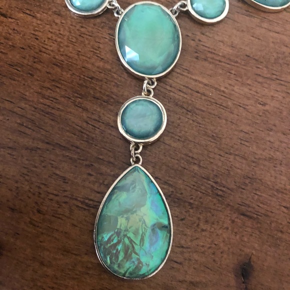 Turquoise Necklace & Earrings Set - Picture 3 of 3